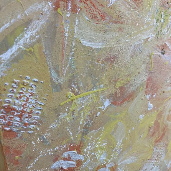 Mix Media wall art colorful_ upcycling art_ artist furniture - Picture 2 of 3